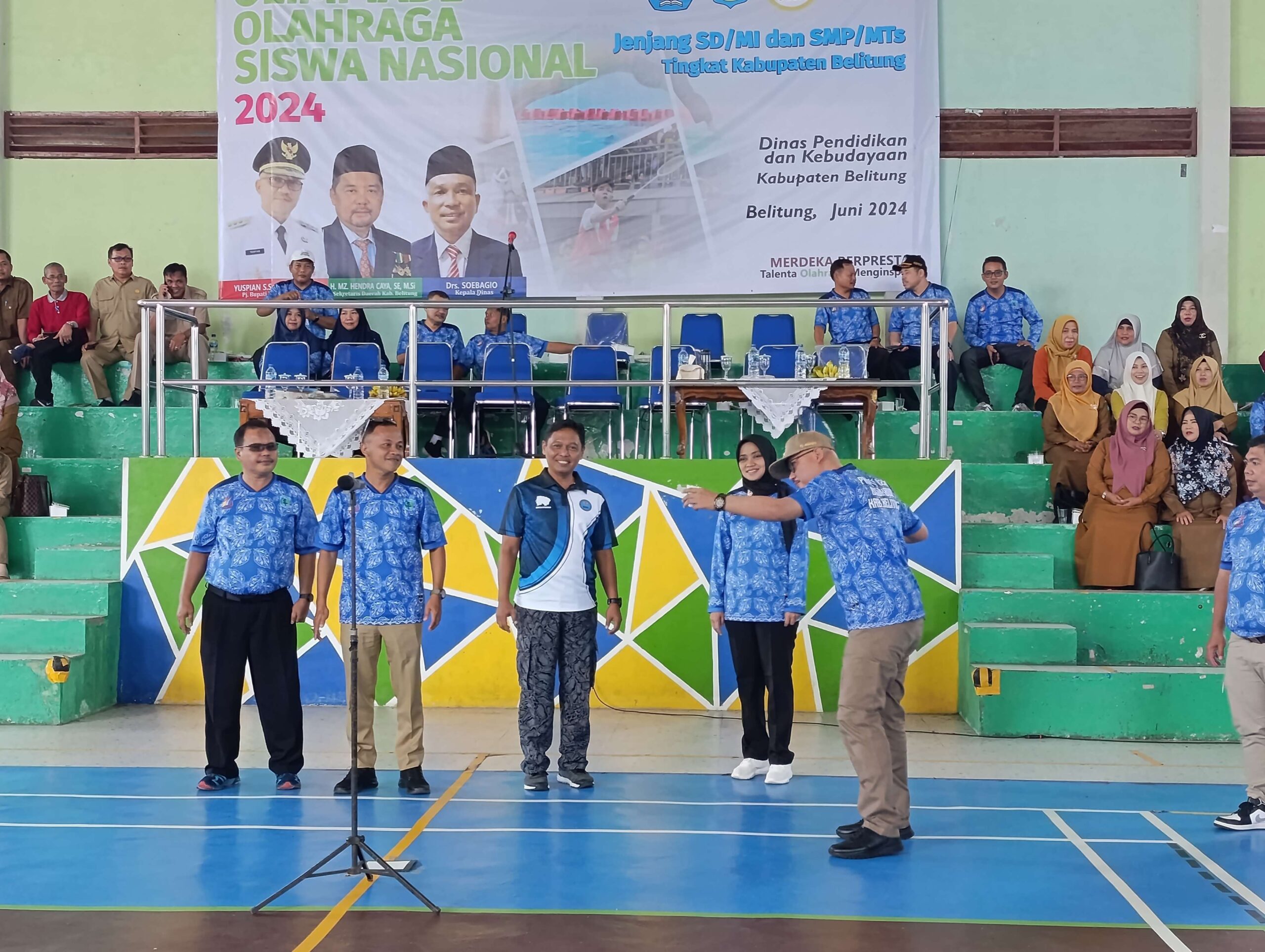 Olimpiade Olahraga Siswa Nasional Kabupaten Belitung Resmi Digelar